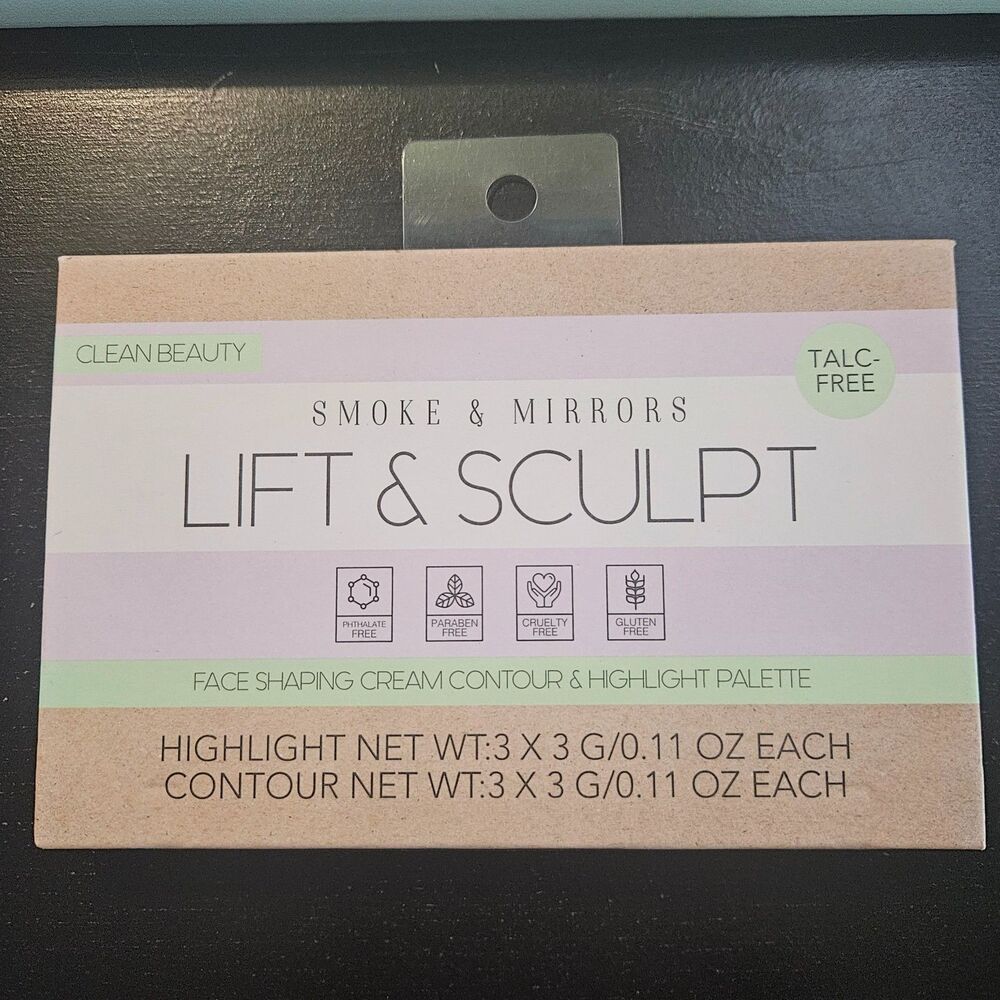 BRAND NEW SEALED Smoke & Mirrors Lift & Sculpt Cream Palette w/Mirror